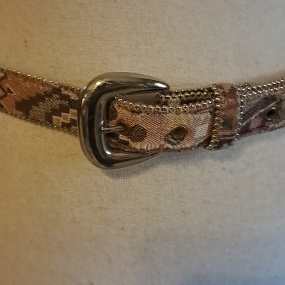 Vintage Multicolor Belt Designer Paul Harris Size M/L main image 5